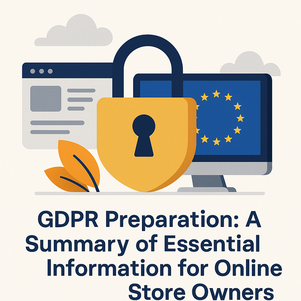 Preparazione al GDPR: Un Riassunto delle Informazioni Essenziali per i Proprietari di Negozi Online