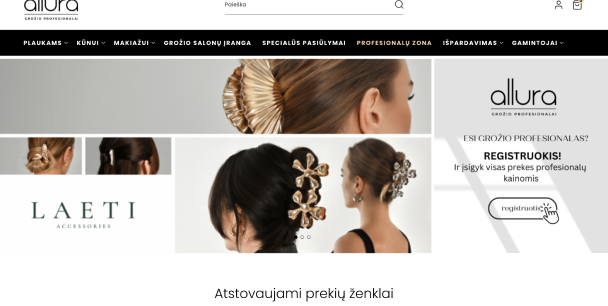 Una boutique di distribuzione cosmetica che espande marchi premium come Christophe Robin tramite un e-shop elegante e reattivo