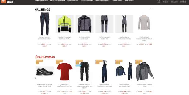 Abbigliamento da lavoro lituano, su misura e consegnato digitalmente per i settori sanitario, industriale e della sicurezza