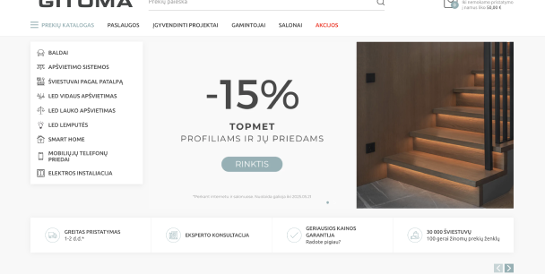 Soluzioni LED professionali supportate da un catalogo digitale robusto e una logistica semplificata