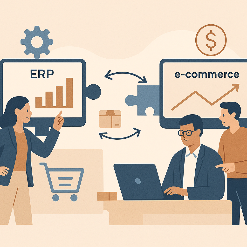 Collaborazione tra eCommerce ed ERP: Come la loro sinergia aiuta non solo a risparmiare ma anche a guadagnare